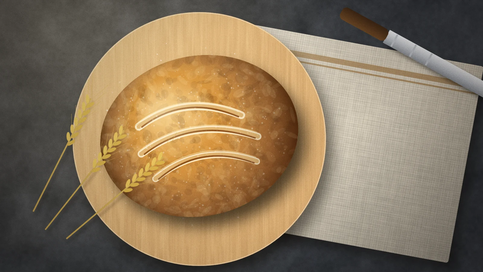 Titelbild des Kurses Brot backen mit Sauerteig